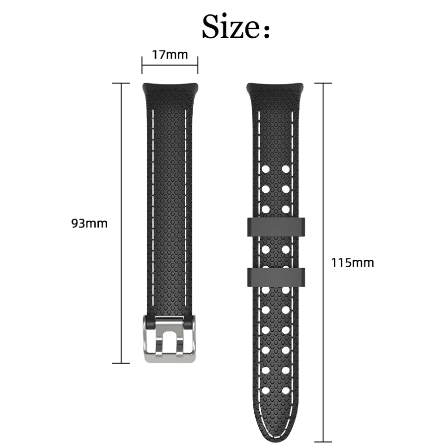 Sport Strap for Mi Band 8 Honeycomb Design Bracelet Belt Silicone Watchband Replacement  Bracelet for Xiaomi Miband 8 Strap