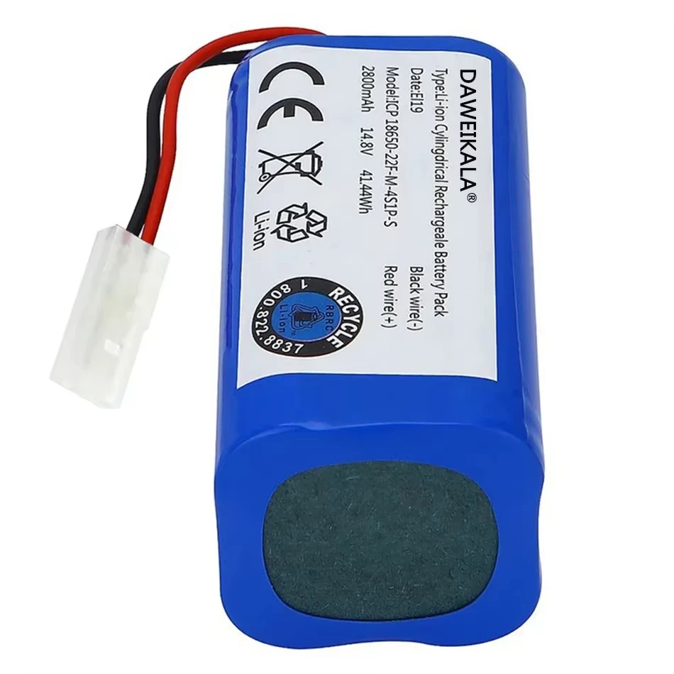 

18650 Batteies pack 14.8V 2800mAh lithium ion batteies suitable For Xiaomi G1 Mi Essential MJSTG1 robot vacuum cleaner