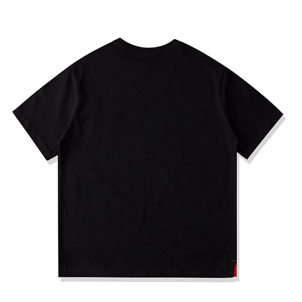 Lyprerazy Indian Panda Chief Embroidery Streetwear Short Sleeve T-Shirt Men's Summer Cotton T-Shirt