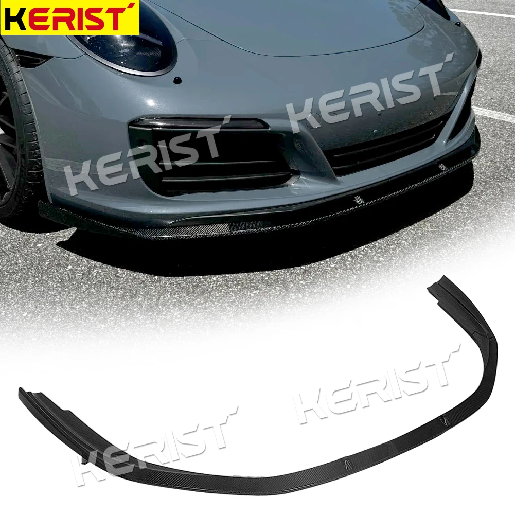 Vorne Carbon Fiber Bumper Lip Spoiler Splitter Für Porsche Carrera s gts 911 991,2 2016-2018