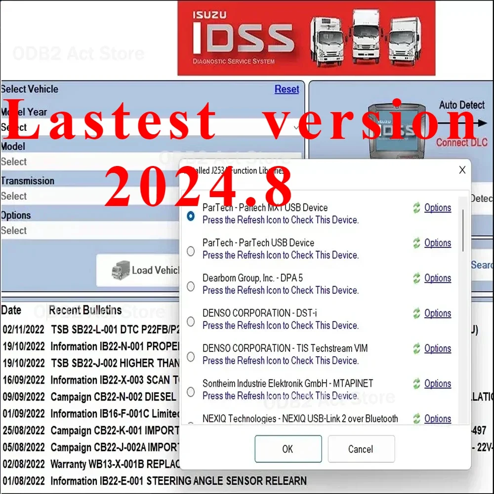 2024.08  IDSS US- Isuzu 2023.08 for Isuzu Diagnostic Service System +KEYGEN+installation Video for US and Canada