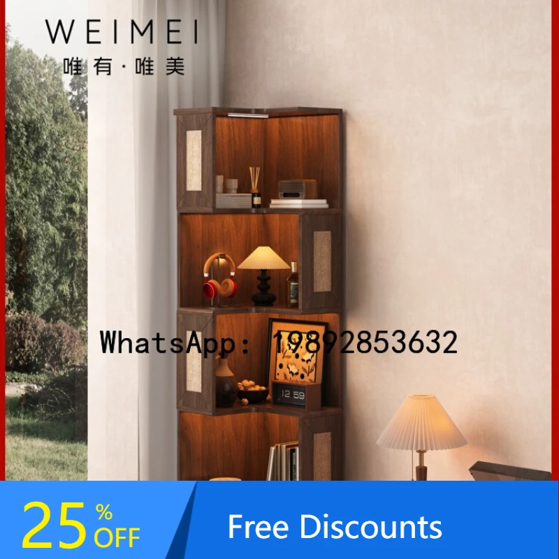 XL Solid Wood Rotating Bookcase Bookshelf Home Living Room Bedroom Study Storage Cabinet