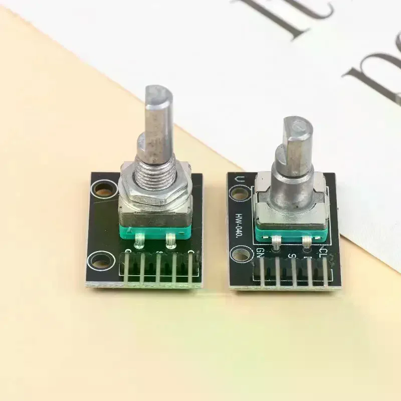 Picture 5: KY-040 Rotary Encoder Module With 15×16.5 Mm With Knobs For Arduino Micro Controller Use Adjustable Encoder Module