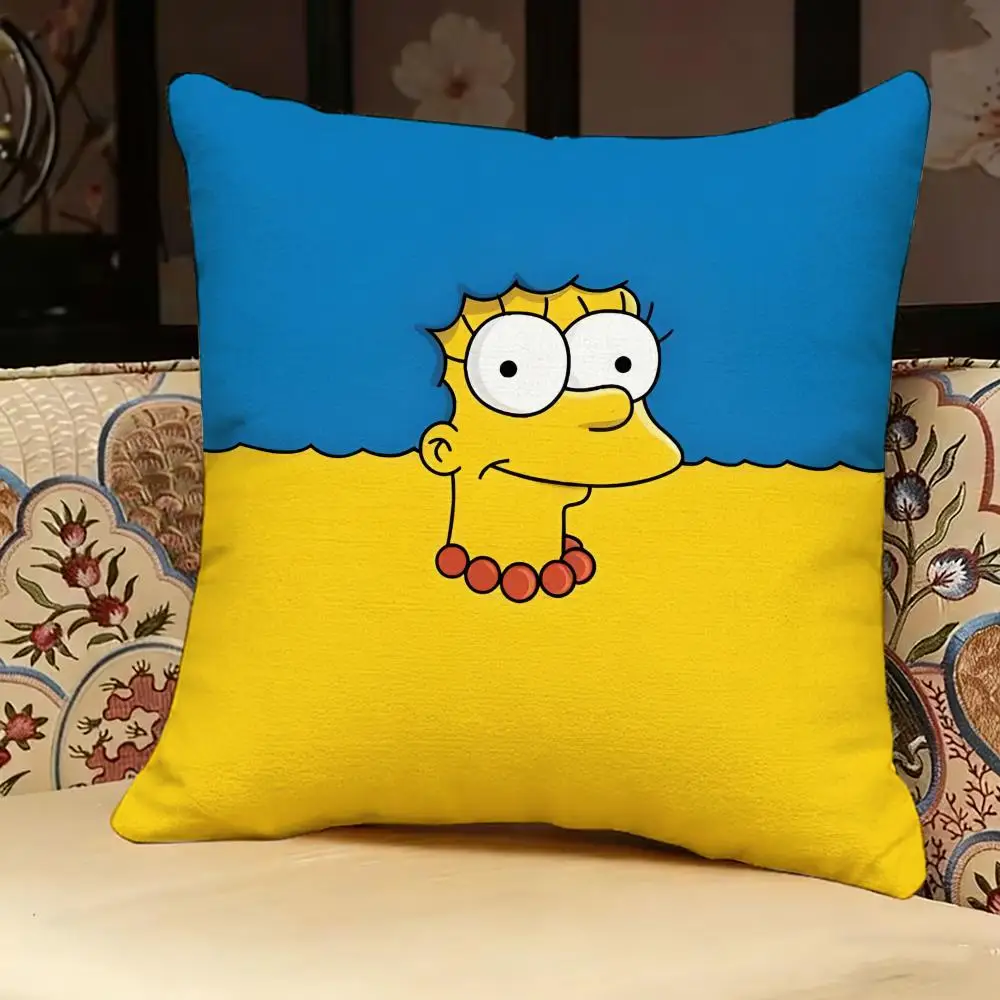 The S-Simpsons Anime-Kissenbezug, doppelseitig bedruckt, Sofakissen, Kopfteilkissen für Schlafzimmer – Detail 24