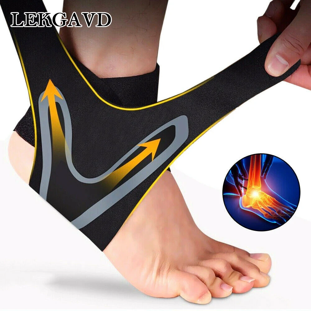 1Pc Knöchel Brace Unterstützung Kompression Hülse Elastische Plantarfasziitis Schmerzen Relief Fuß Bandage Schutz Wrap Sport Socken