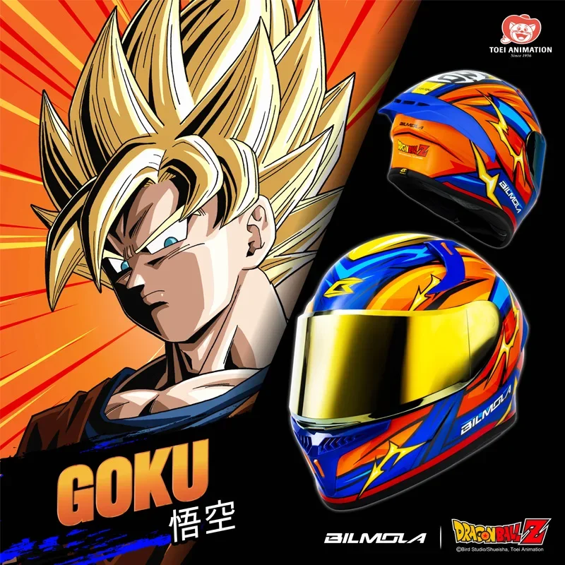 

Original Dragon Ball Motorcycle Helmet Full Face Racing Helmets Offroad Motorcycle Helmet Motorbike Sports Helmets