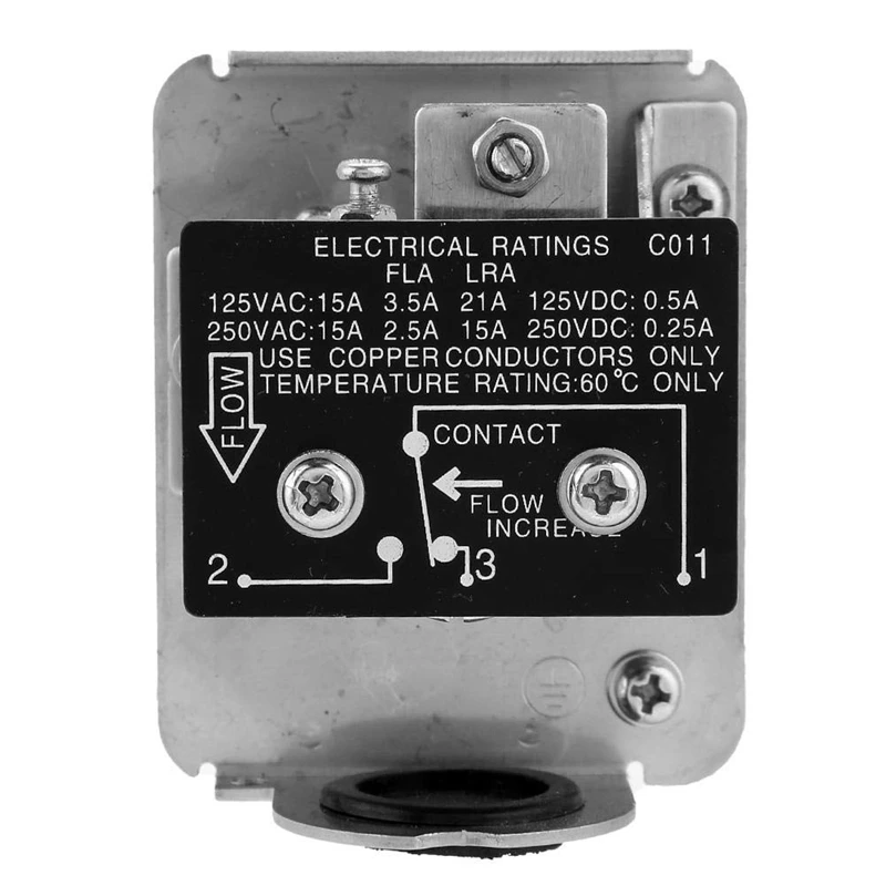 A20F-HFS-25 1Inch/DN25 Flow Switch, Liquid Water Flow Paddle Control Switch SPDT Contact 6-380V