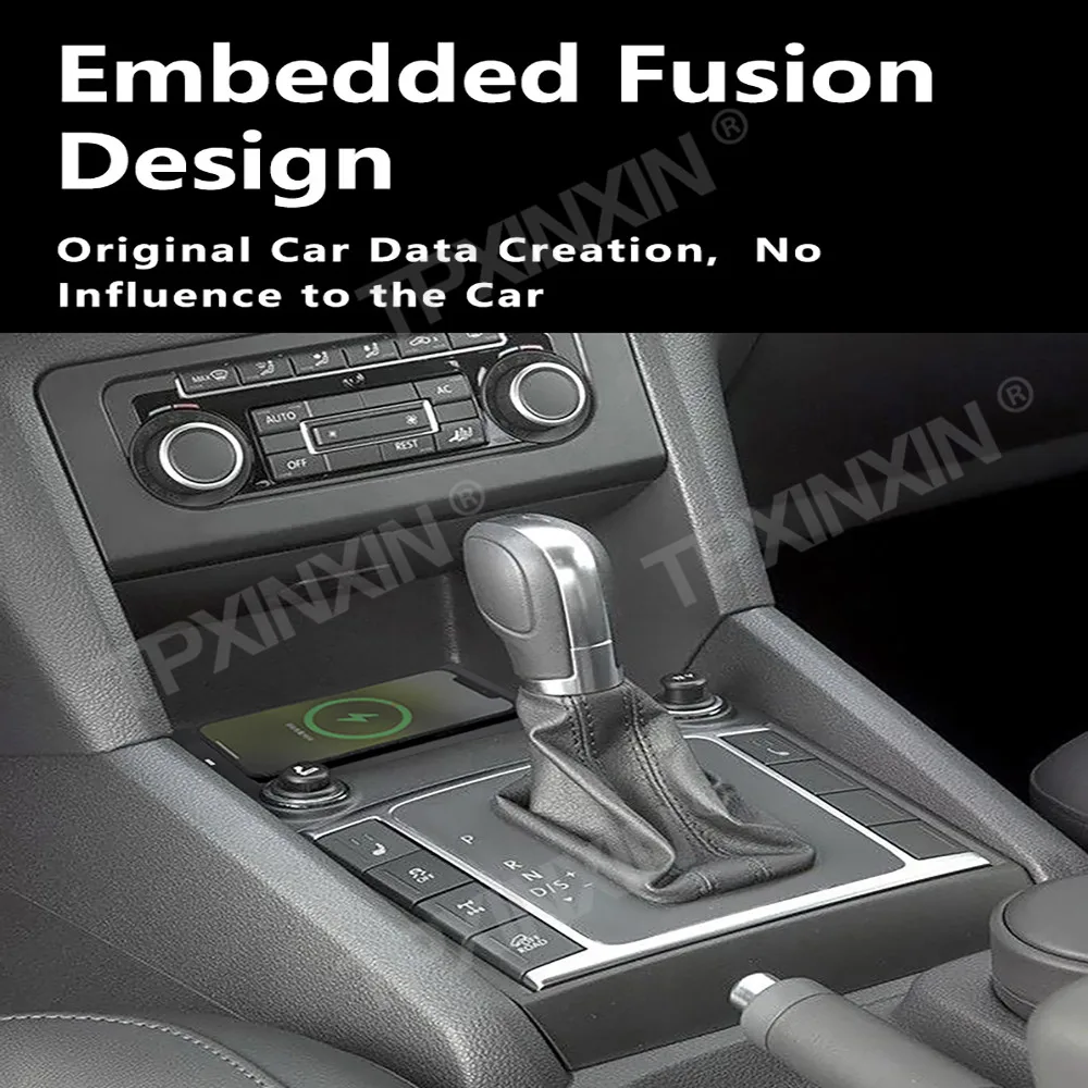 For Volkswagen Amarok 2010-2021 Quick QI Car Wireless Charger Fast Charging Intelligent Infrared Mobile Phone Dashboard