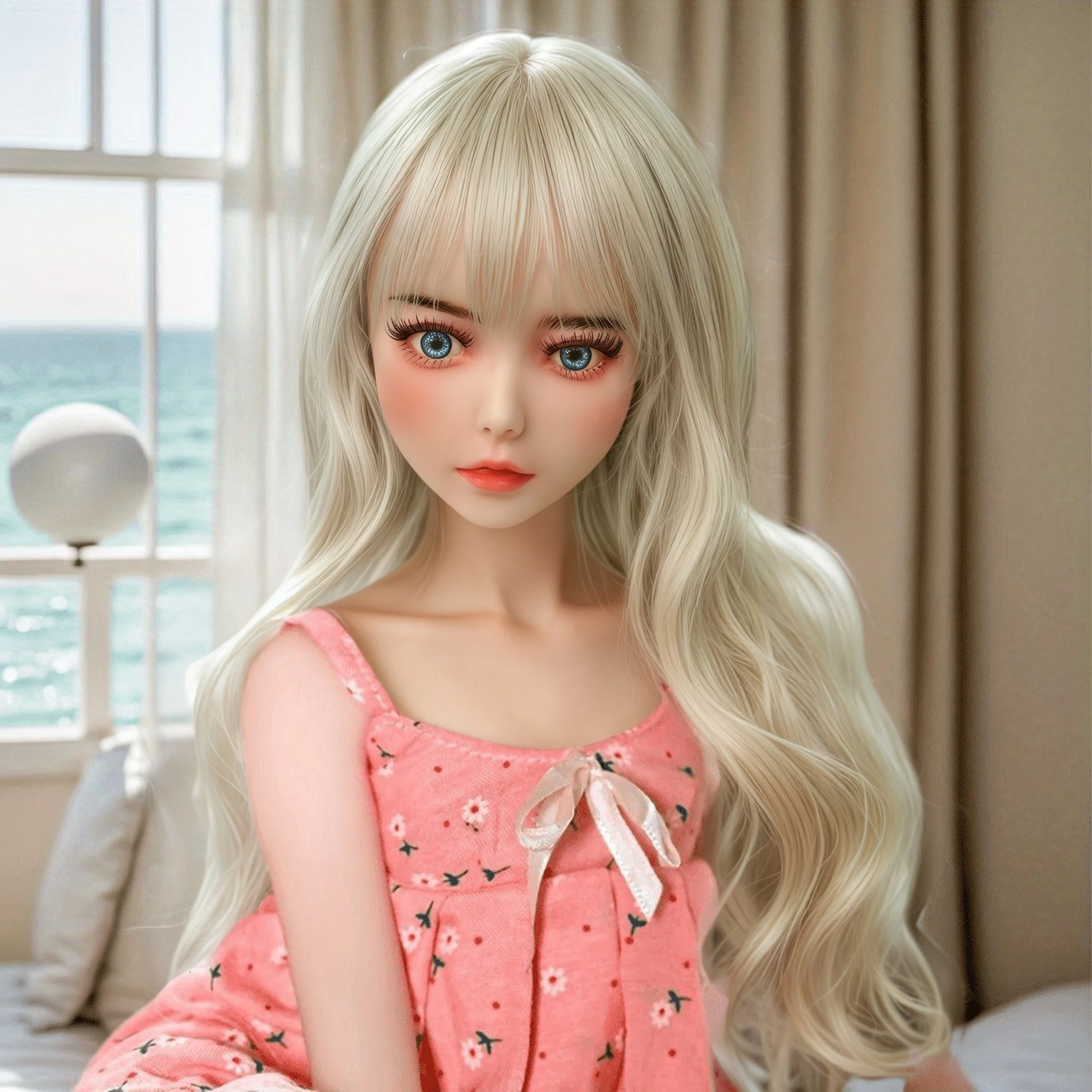 

Бесшовная кукла TPE размером 70 см/100 см, прочные кости, универсальные позиции, изысканный макияж, нежная кожа, подходит для фотографии,