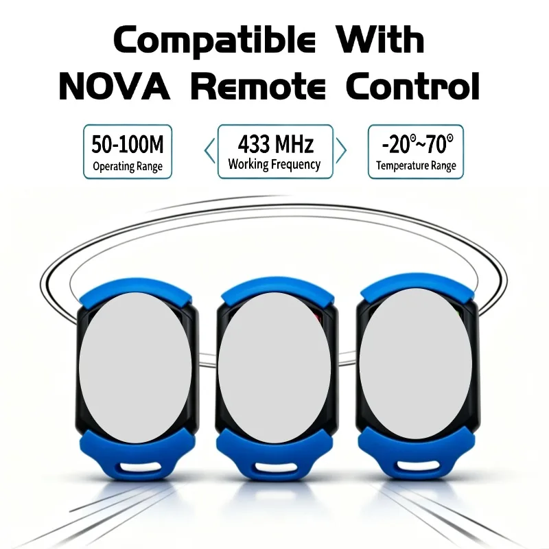 Compatible With Centurion NOVA Garage Door Remote Opener For D2 D5 D10 A10 Vantage Vector 400 500 433.92MHz Hand Transmitter