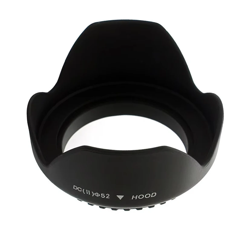 49mm 52mm 55mm 58mm 62mm 67mm 72mm 77mm 82mm 49-82mm Flower Lens Hood for Nikon D5500 D5300 D5200 D5100 D3300 D3200 With 18-55mm