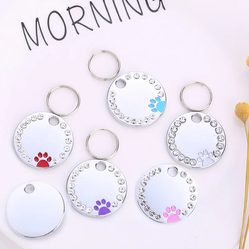 Free Engraving Pet Tag Personalized Dog Tags Anti-lost Dog Accessories Puppy Pendant Custom Pet Cat Dog Name ID Tag For Dogs