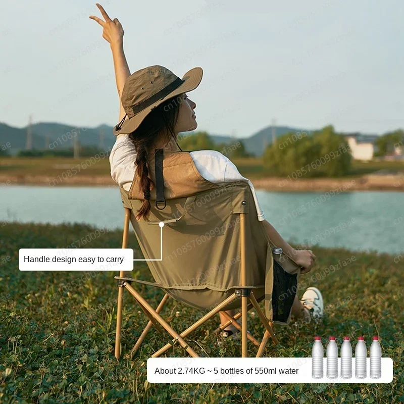 卸売-アウトドア-折りたたみ椅子-ポータブル-背もたれ付き-釣り椅子-ムーンチェア