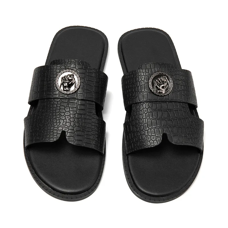 

Daily new men's slippers bathroom outdoor casual sandals non-slip and wear-resistant lightweight men's cool slippers