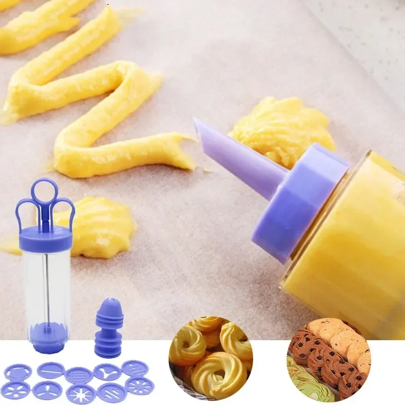 Máquina Manual para hacer galletas, dispositivo para hacer Churros, herramienta para hornear, novedad