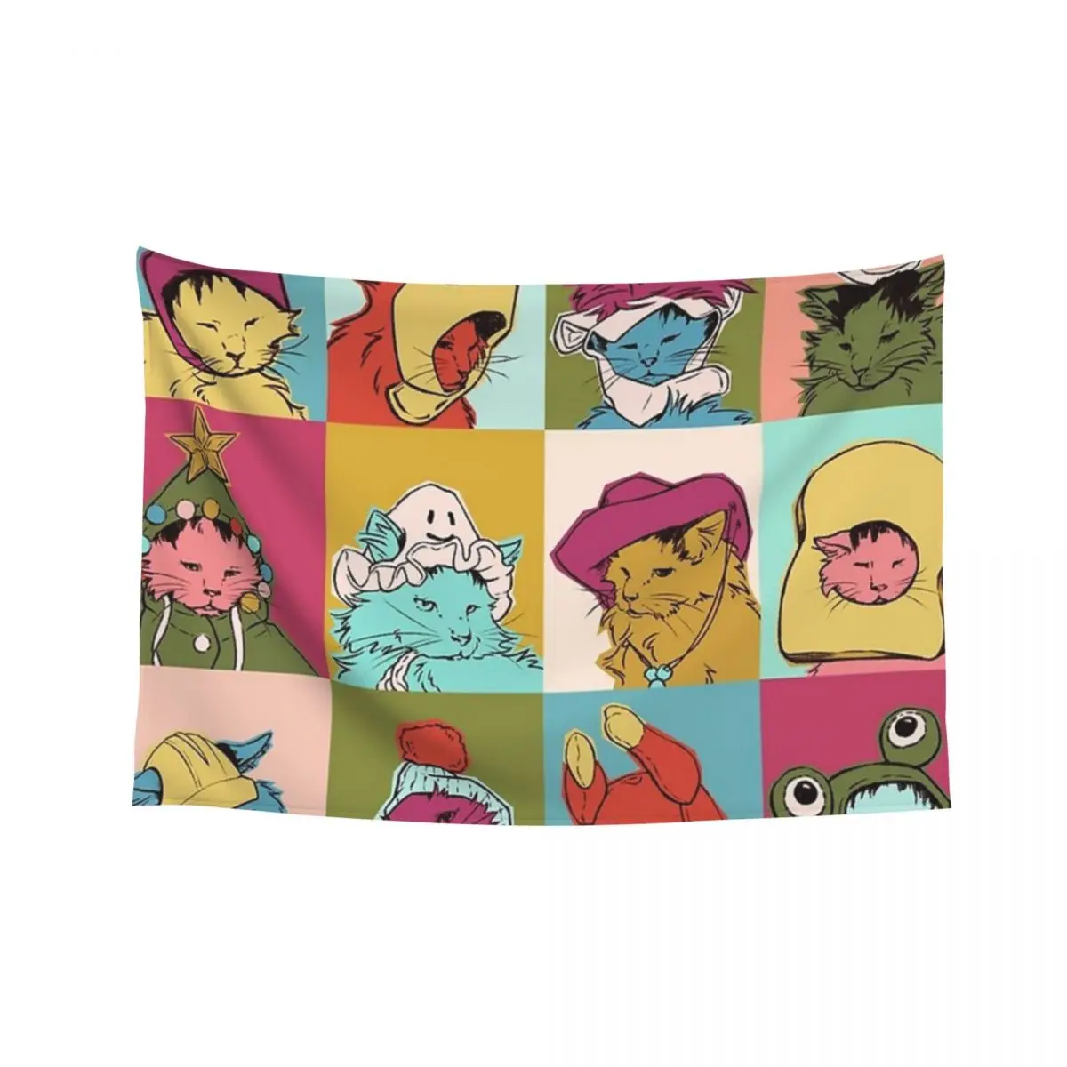 

Pot Roast Hats Tapestry Home Decorators Decorative Wall Mural Room Aesthetic Tapestry