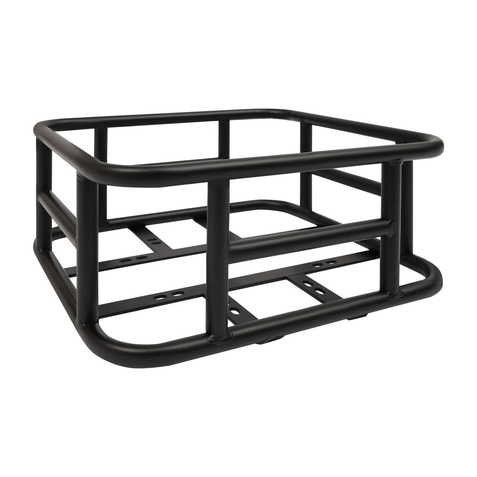 Image of Premium-Fahrradkorb hinten aus Eisen, robuste Universalhalterung für Mountainbikes, wasserdichte Aufbewahrung