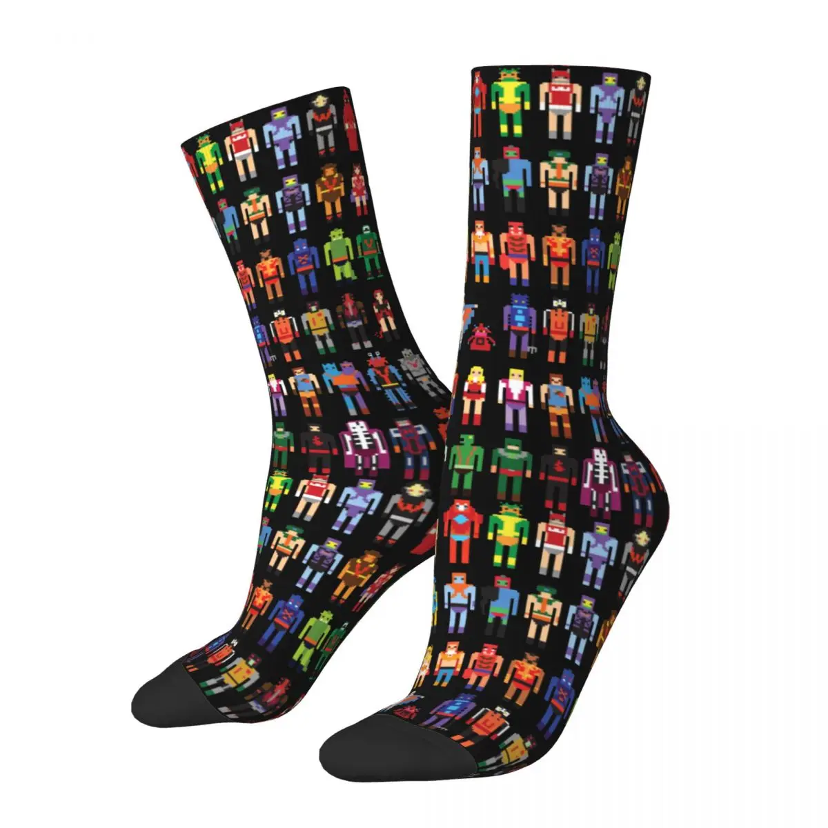 Autumn Winter Funny Women Men He-Man And The Masters Of The Universe Socks 8-bit Masters Non-slip Skateboard Socks