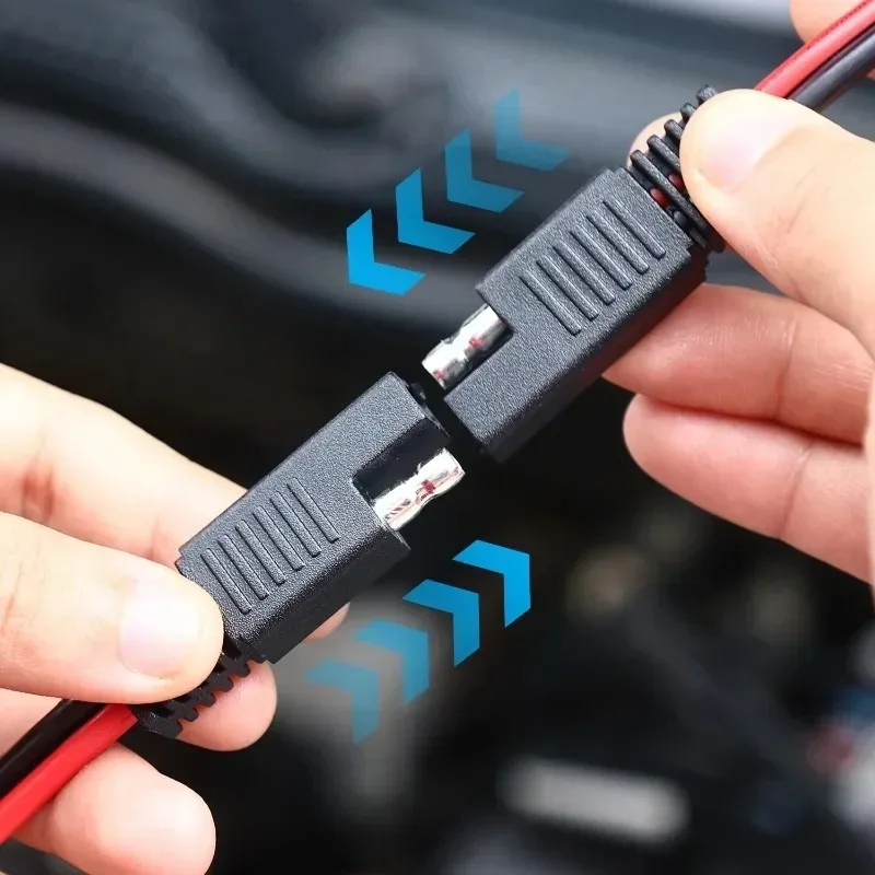 High Quality Male To Female SAE To Extension Cable Quick Disconnect Wire Harness SAE Connector Pure Copper 0.75 Square 1/2/4PCS