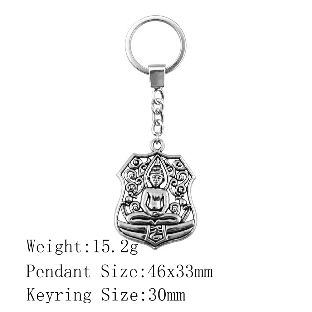 Back To School Key Rings 30Mm Chief Pharaoh Buddha Car Keychain Female Keychain