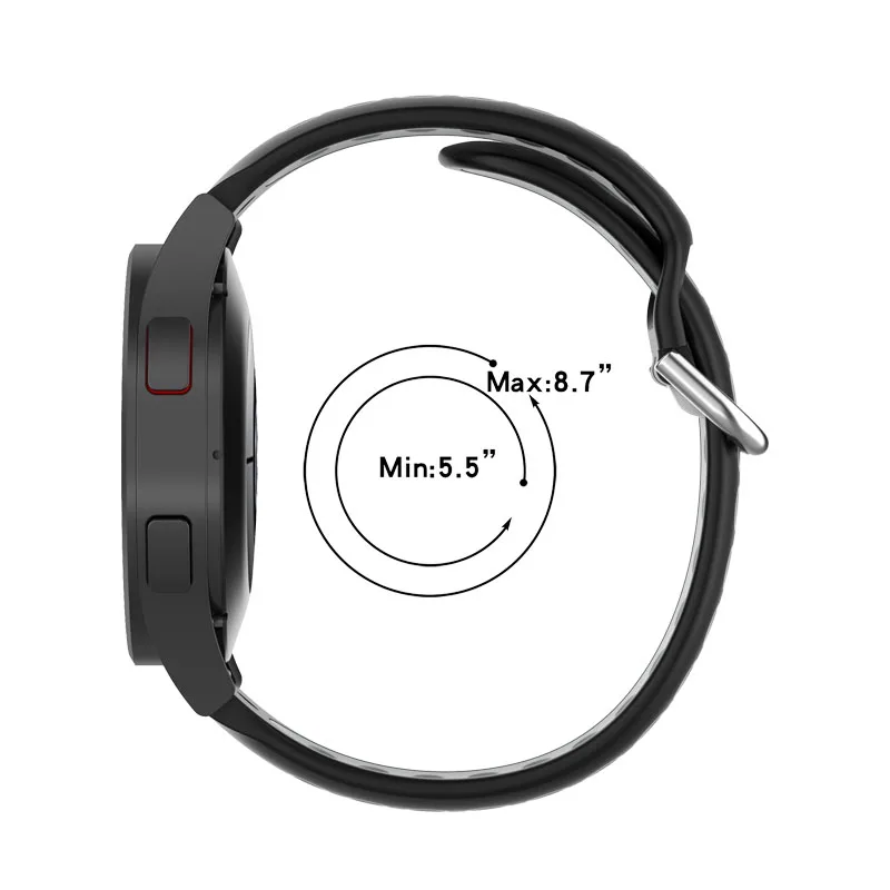 Para garmin venu 2 plus 2 mais pulseira de silicone pulseira de pulso para garmin vivoactive 4 3t/forerunner 245m/vivove pulseira esportiva