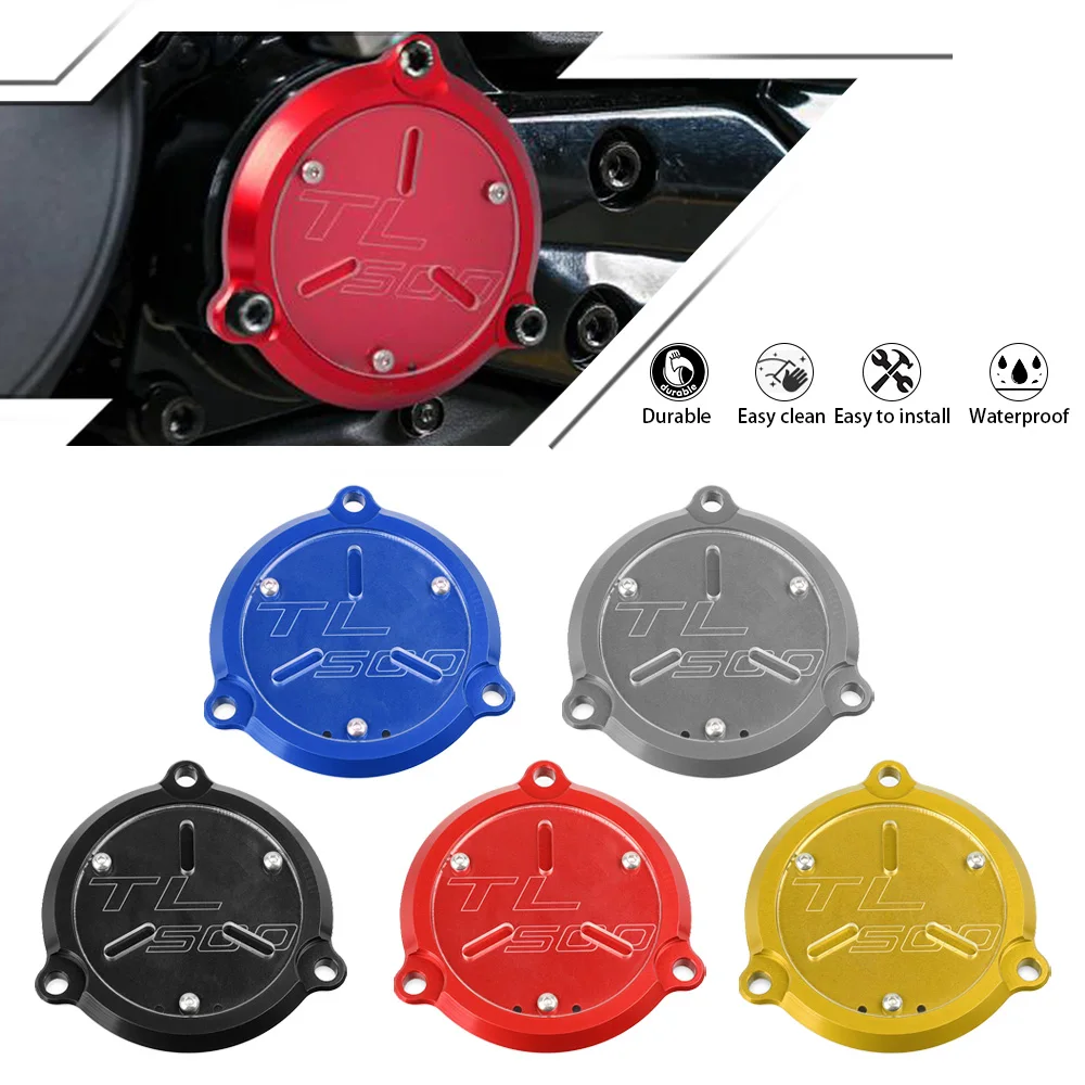 

For SYM MAXSYM TL 500 TL500 2020 2021 Front Sprocket Cover Drive Shaft Cover Guard protector Frame Hole Cover CNC Accessories