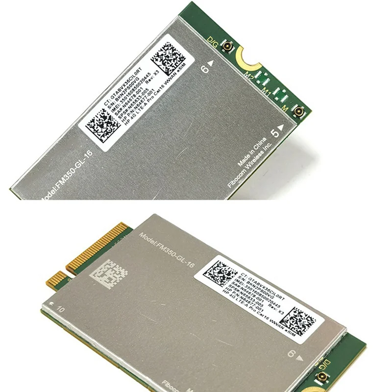 وحدة ABZW FM350-GL-16 4G لوحدة HP X14 X16 Ryzen Edition 830 G8 LTE Cat16 1Gbps