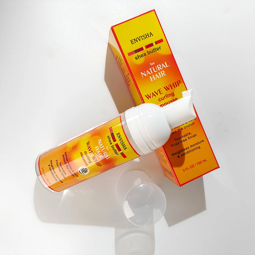ENVISHA Curly Hair Bounce Haarpflege-Styling-Mousse, Curling Boost Cream, Styling-Schaum, feuchtigkeitsspendender Relaxer für Perücken, natürliches Elastin – Detail 10