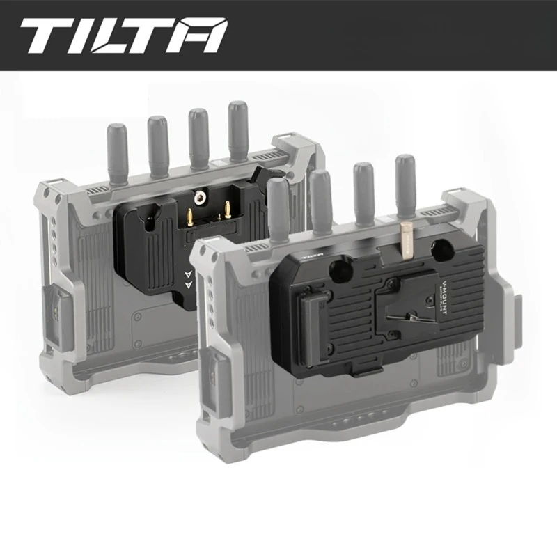 TILTA TGA-HRM-BTP Gold / V Mount Battery Plate for DJI High-Bright Remote Monitor  for DJI Transmission