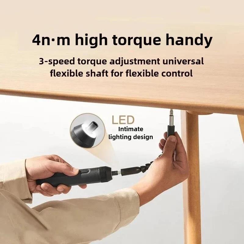 Mijia Electric Tool Set Portable Screwdriver Household Hand Tool Kit with Good Quality Plastic Toolbox Storage Case
