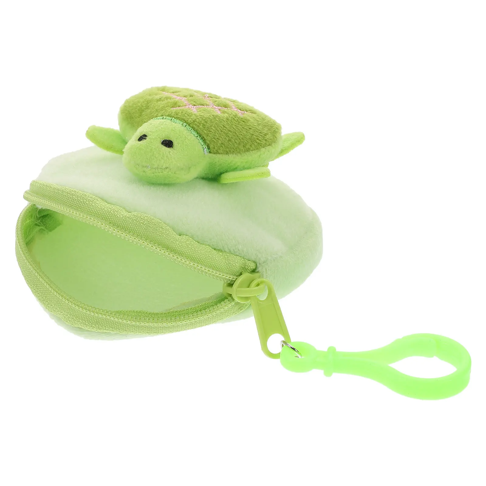 

Маленькая монетница-черепаха с милым мультяшным дизайном, брелок-кошелек на молнии, кавайный аксессуар, чехол для наушников, мягкий, оригинальный