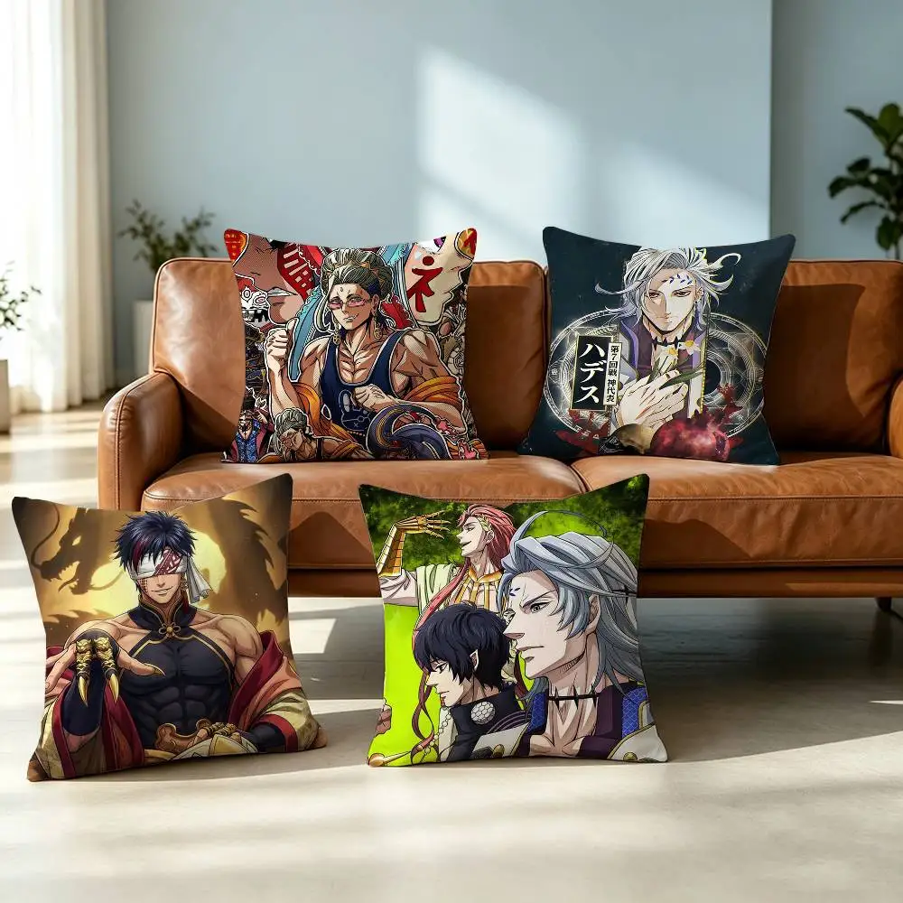 Record-D of Ragnarok-K Square Double-Sided printed Pillow Case Bedroom Bedside Pillow Sofa Cushion Cover Gift