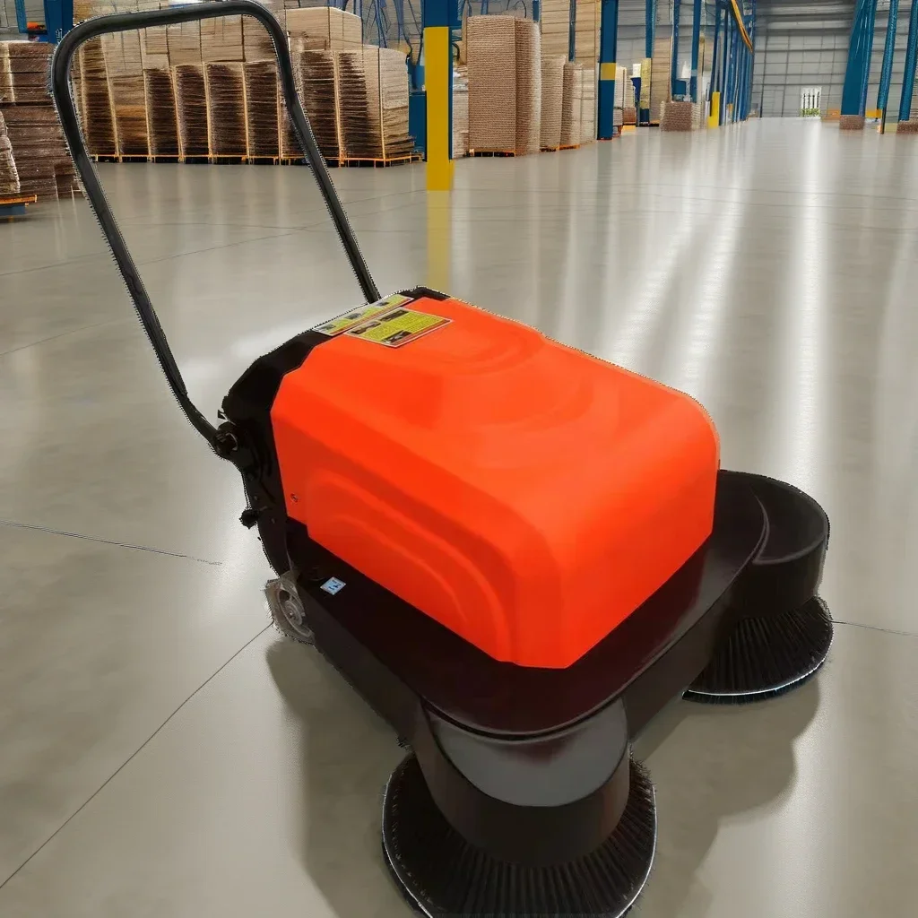 

Eco-Friendly Auto Electronic Commercial Walk-Behind Floor Sweeper New Condition with Fast Easy Electric Cleaning Engine Pump