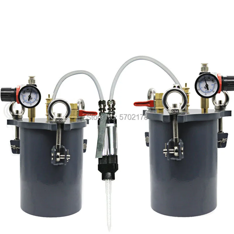 

BY-10AB Double-liquid dispensing machine combination equipment manual double-liquid dispensing machine 5L pressure tank