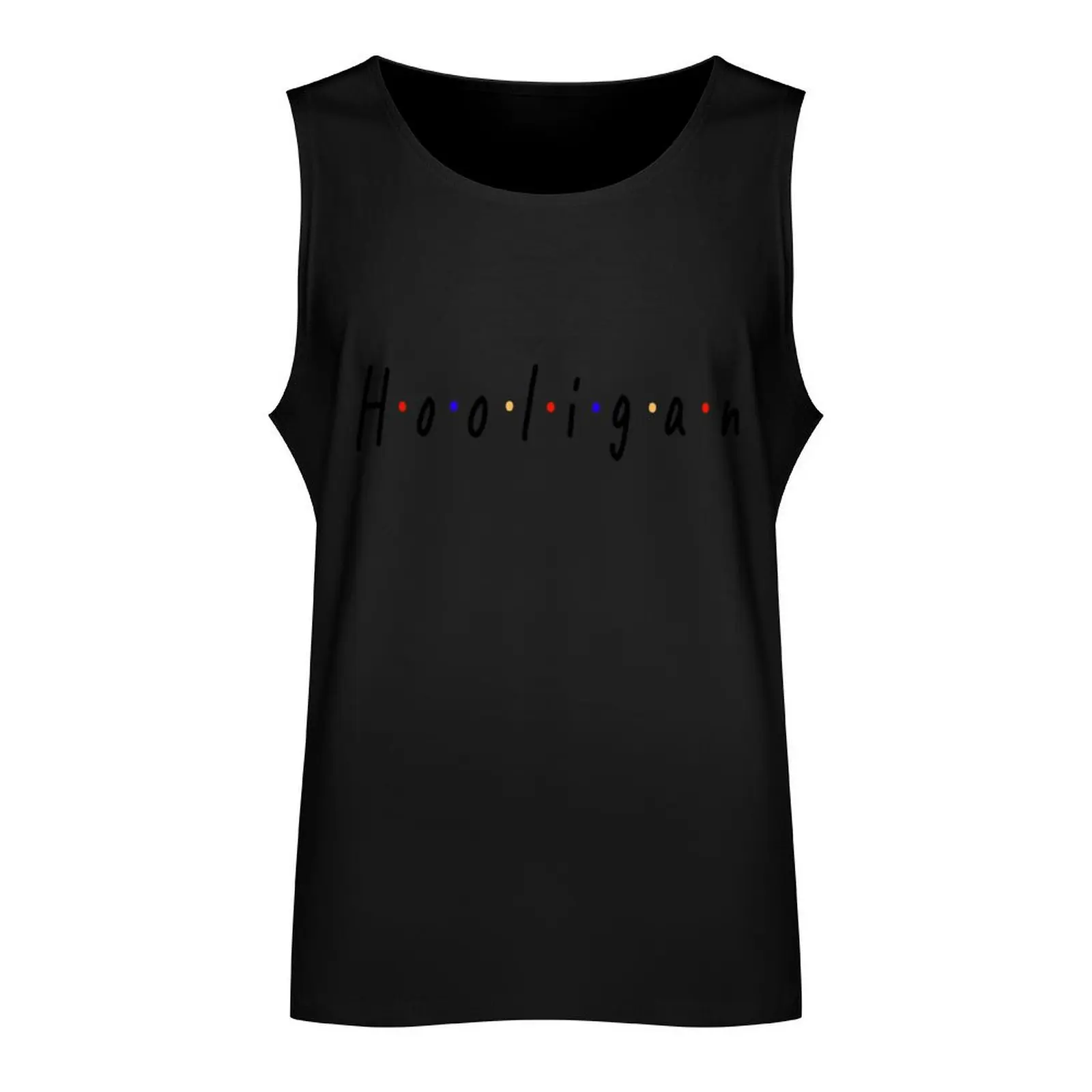 Hooligan Tank Top Short sleeve Gym t-shirt man gym accessories man summer clothes men 2024