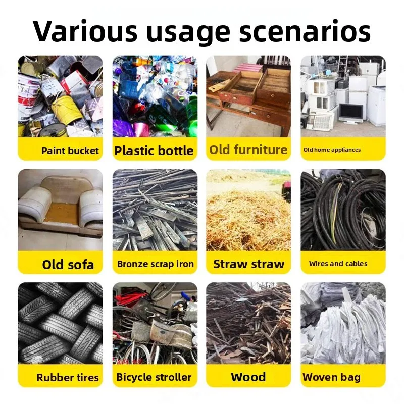 Multifunctional Small Document Shredder Plastic Medicinal Electronic Hard Drive KT Board Crusher