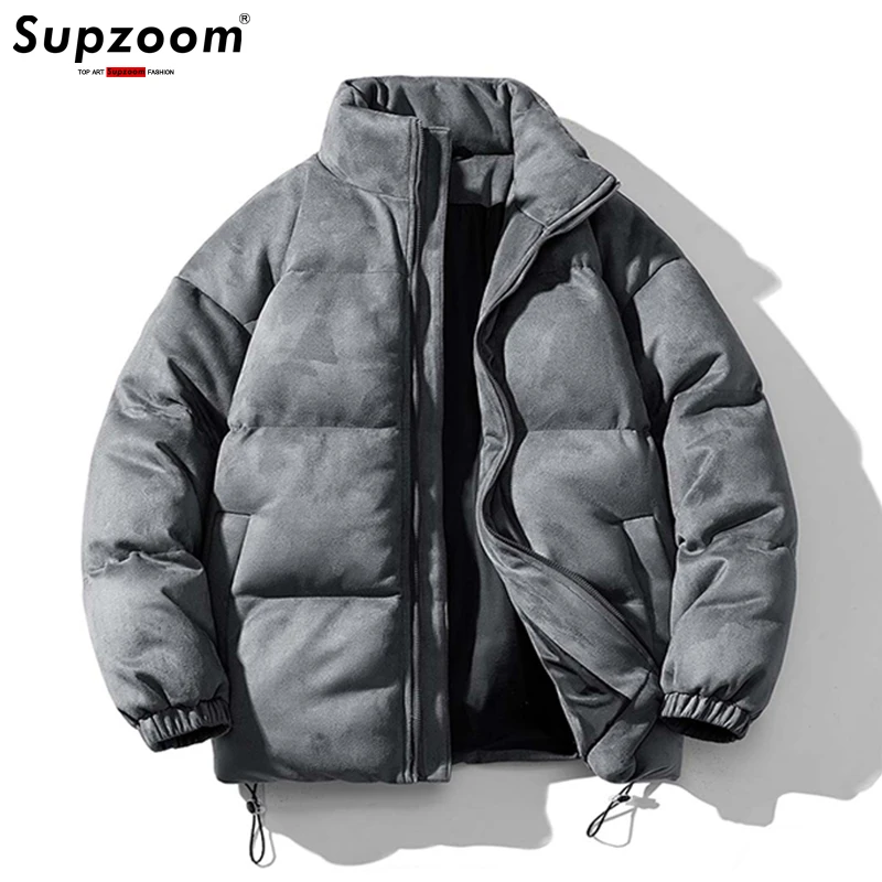 Supzoom nuovo arrivo autunno e inverno sciolto Casual retrò camoscio imbottito in cotone stile Bf coppia belle giacche calde cappotto da uomo