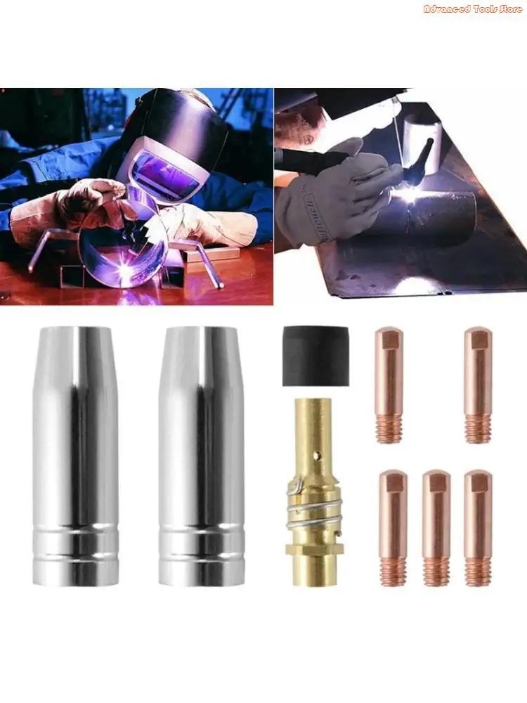 ملحق مسدس لحام Mig 15Ak Mig فوهة لحام نصائح الاتصال 0.8X25Mm W91B #1