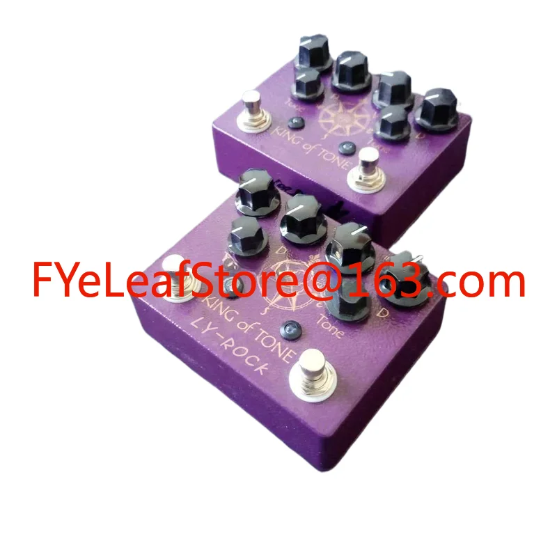 (LY-),Guitar OVERDRIVE Pedal, LY-ROCK King Of Tone Monoblock Effect V4 Overload Single Block Effec