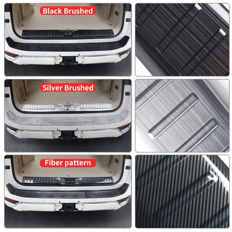 For Toyota Land Cruiser 300 Lc300 2024 2023 2022 2021 Threshold Accessories Car Back Tail Door Guard Pedal Decoration Body Kit