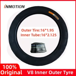 16 Inch Inner Tube Outer Tyre Tire 16✖1.95 For INMOTION V8 Unicycle Self Banlance Electric Scooter Repair Replacement Tire Parts