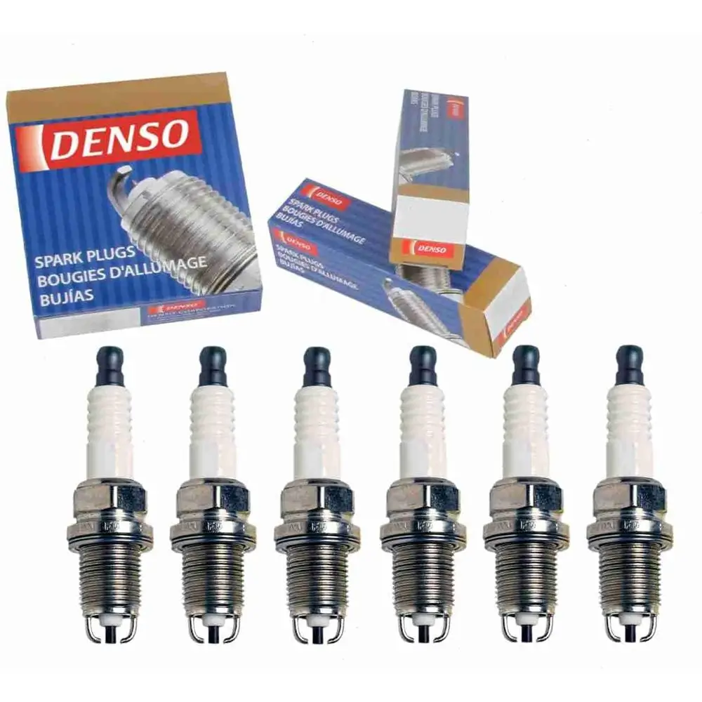 

6 pc DENSO Standard Spark Plugs compatible with Toyota 4Runner 3.4L V6 1996-2002
