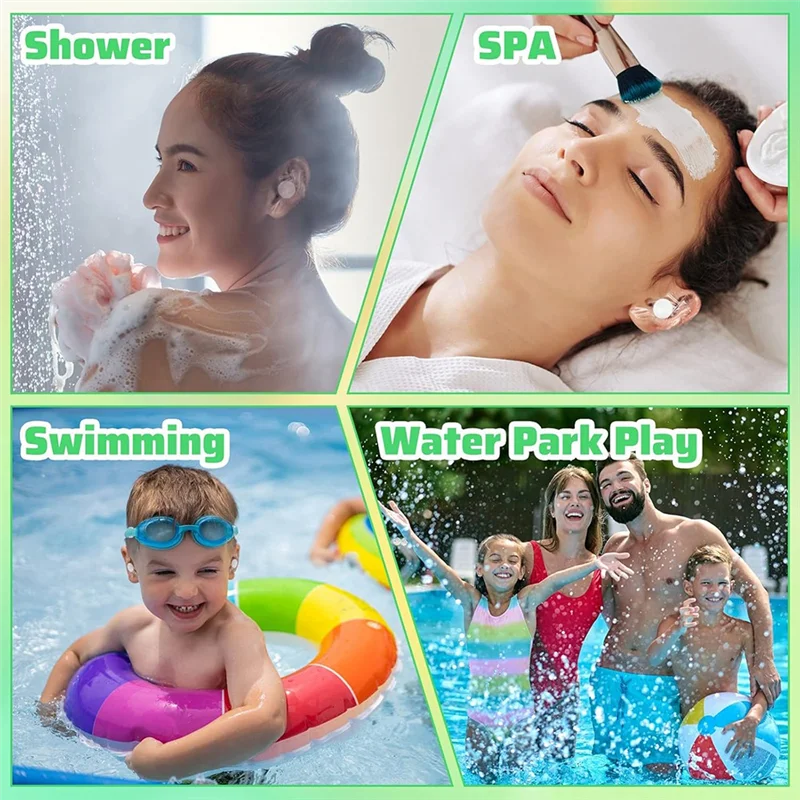 Penutup Telinga Bayi Untuk Berenang 	   Stiker Telinga Sekali Pakai Anti Air Berbahan Film PU