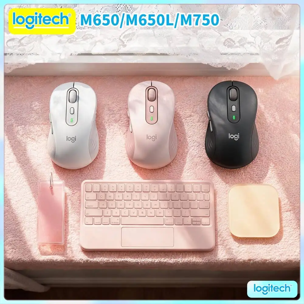 Logitech M750 Office Mouse Precision Optical Sensor Three Device Switch Soft Thumb Rest Portable Travel Practical Design