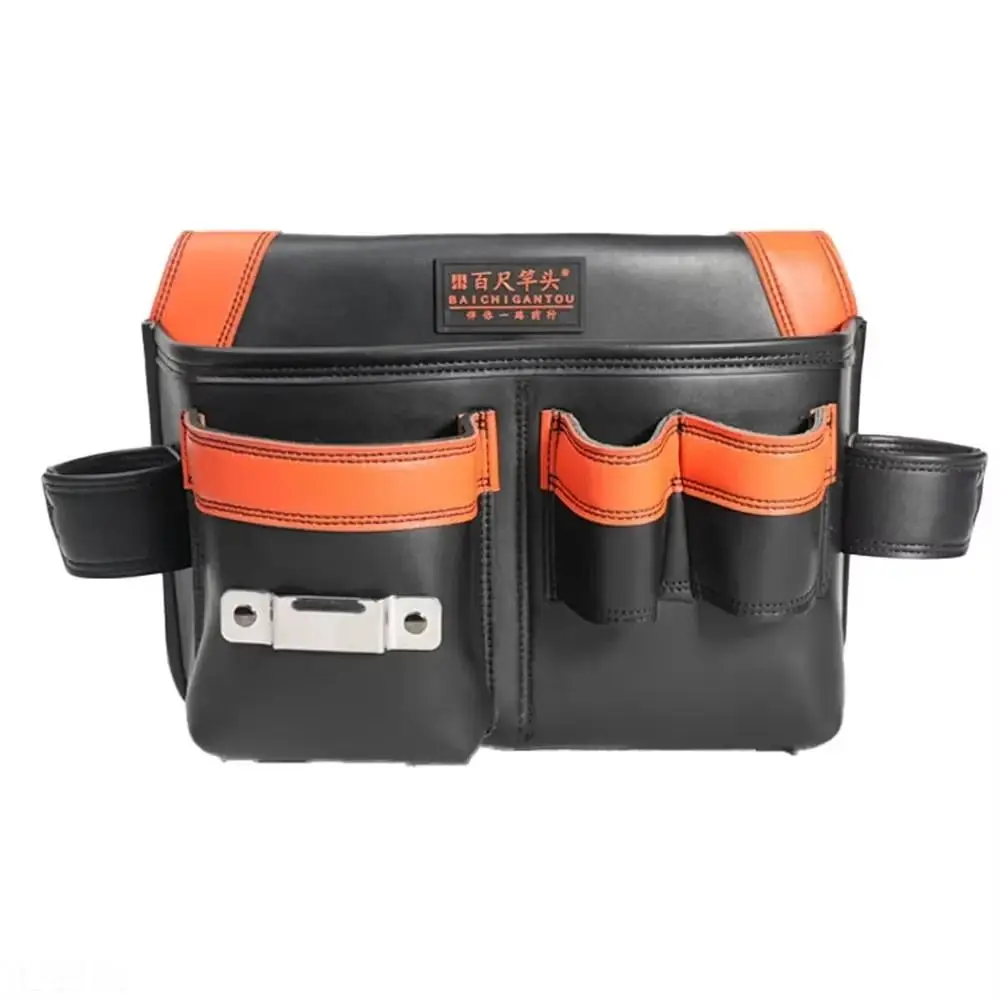 

Durable Pockets Waist Bag Hammer Holder Tape Measure Storge Hardware Tool Bag Leather Wrench Holder Waist Belt Pouch Carpenter