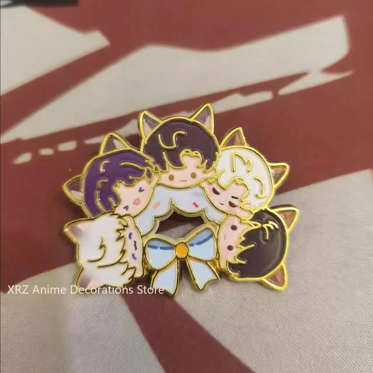 Love and Deepspace Xavier Zayne Badges Anime Cute Brooches Lapel Pin DIY Backpack Hat Accessories Collectible Birthday Gifts