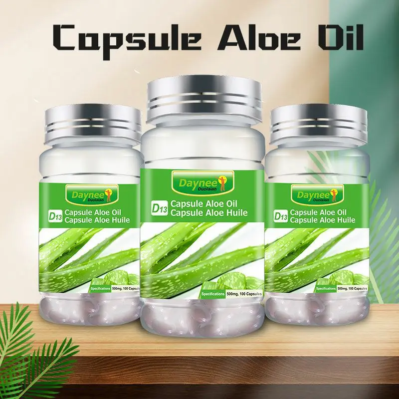 

Aloe oil soft capsules repair skin barrier, reduce inflammation, improve dullness, regulate gastrointestinal function