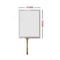 8inch 4 Wire Resistive 183x141mm Touch Screen Panel Glass 183*141mm For AT080TN52V.1 Touchpad 4:3