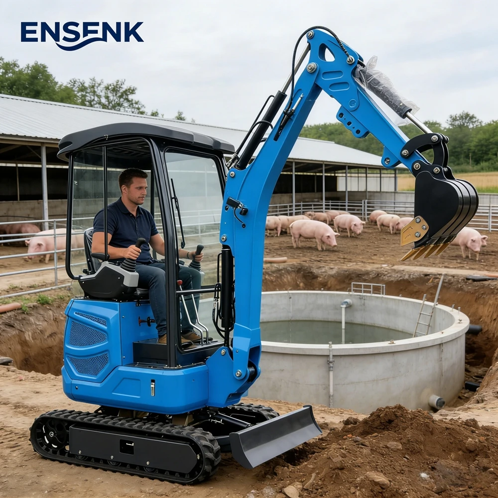 

Mini Excavator 1.0Ton Kubota Engine Construction 1.5Ton 1.8Ton Diggers Europe EPA Euro 5 CE Factory Direct Sale