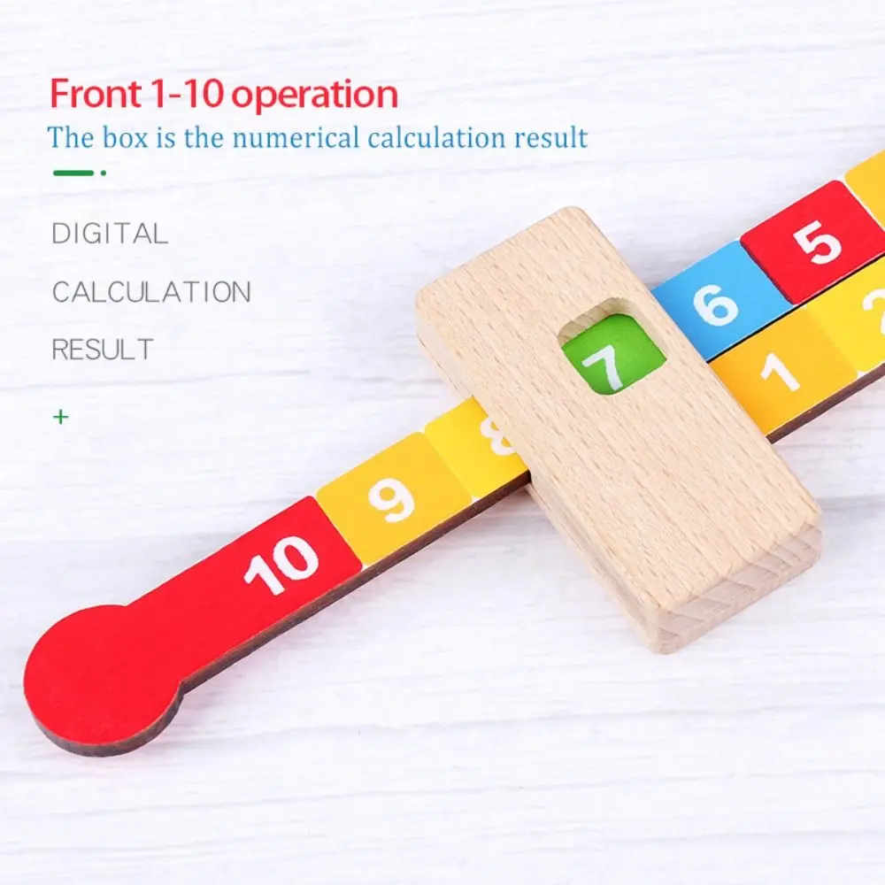 Math For Kids Early Education Math Arithmetic Teaching Addition Ruler Digital Resolution Ruler Mathematics Decomposition Ruler